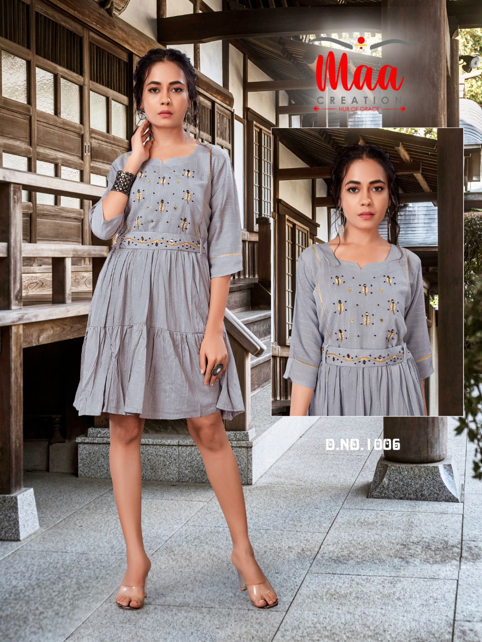 Maa Fancy Party Wear Tunic Style Wholesale Designer Kurtis